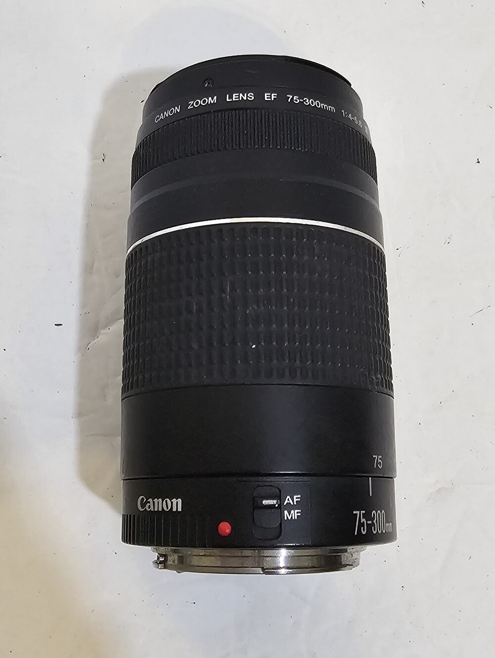 Canon EF 75-300mm f/4-5.6 III Telephoto Zoom Lens Auto Focus EF As Is Untested